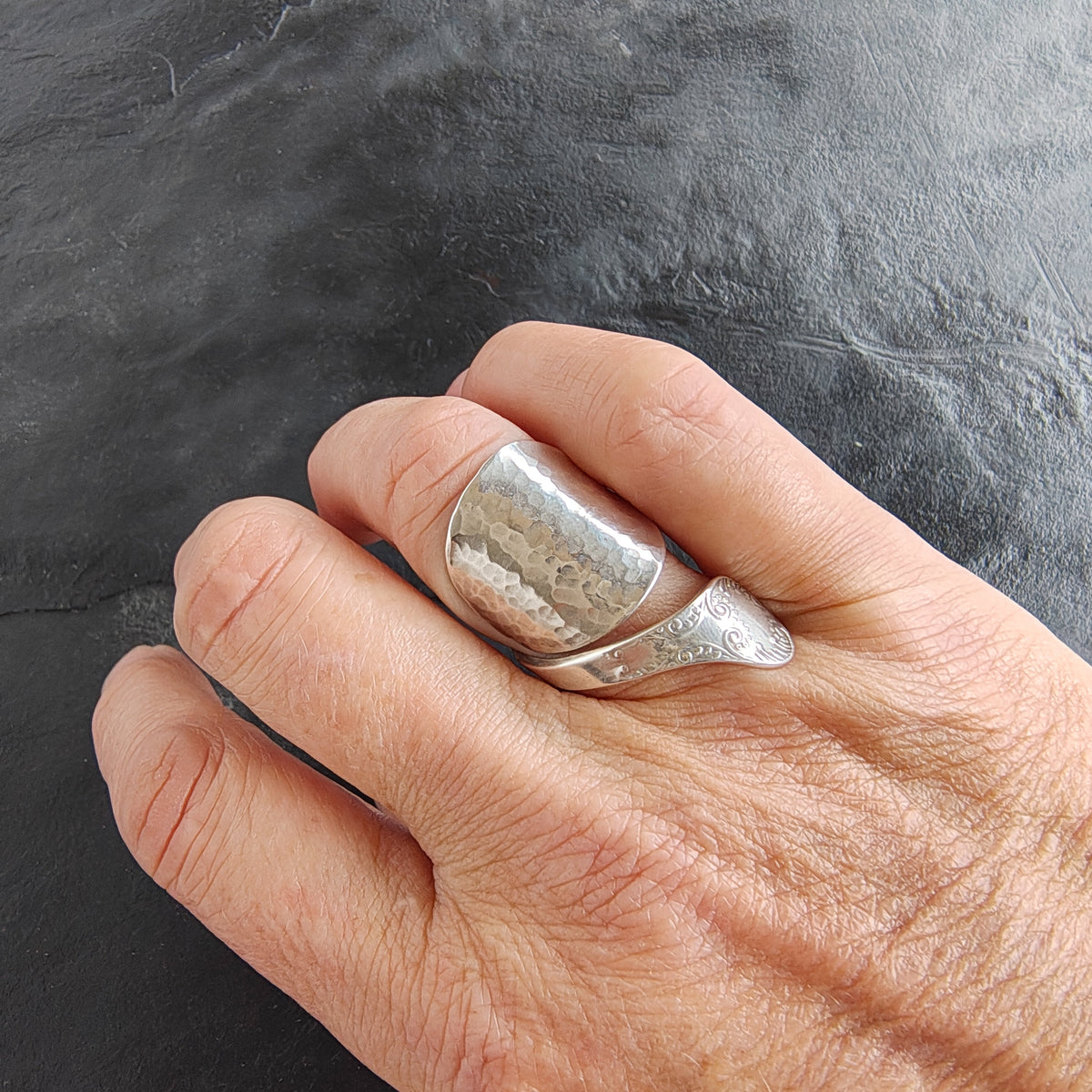 Spoon 'dress ring'.
