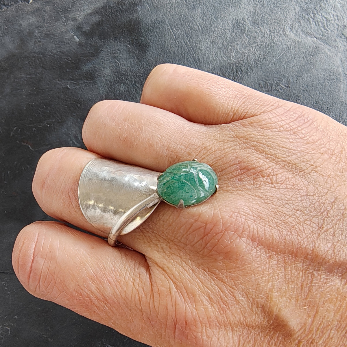 Spoon 'dress ring'.