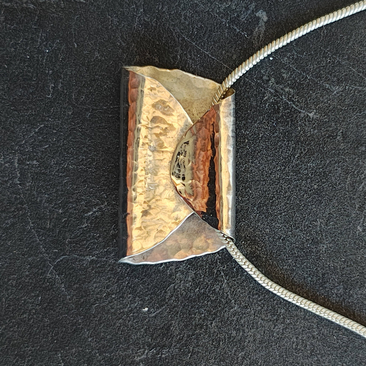 Folded Bowl Pendant