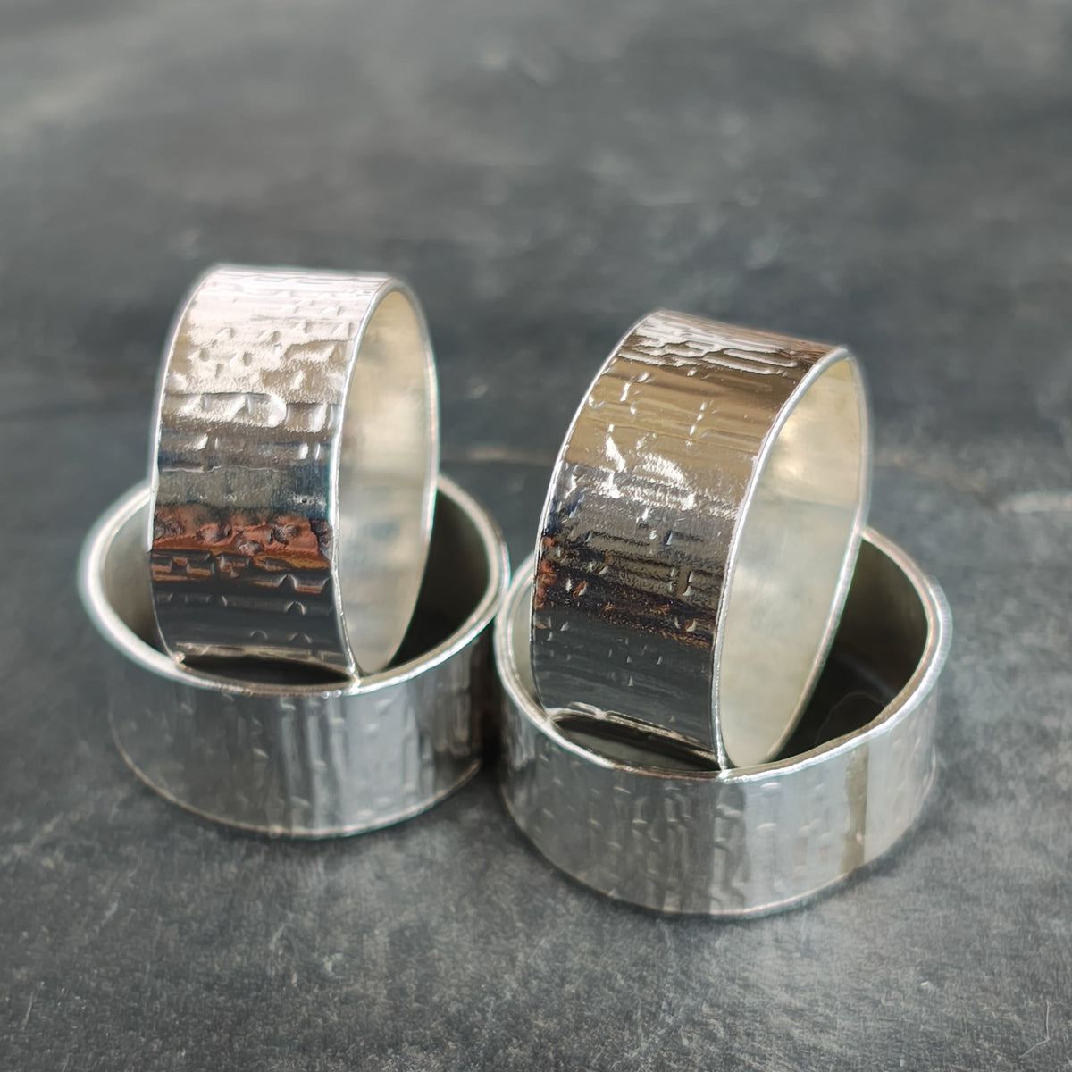 Upcycled, napkin ring, ring.