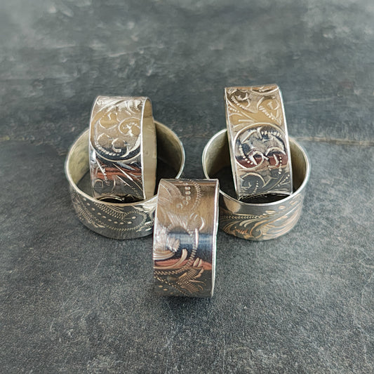 Upcycled, napkin ring, ring.