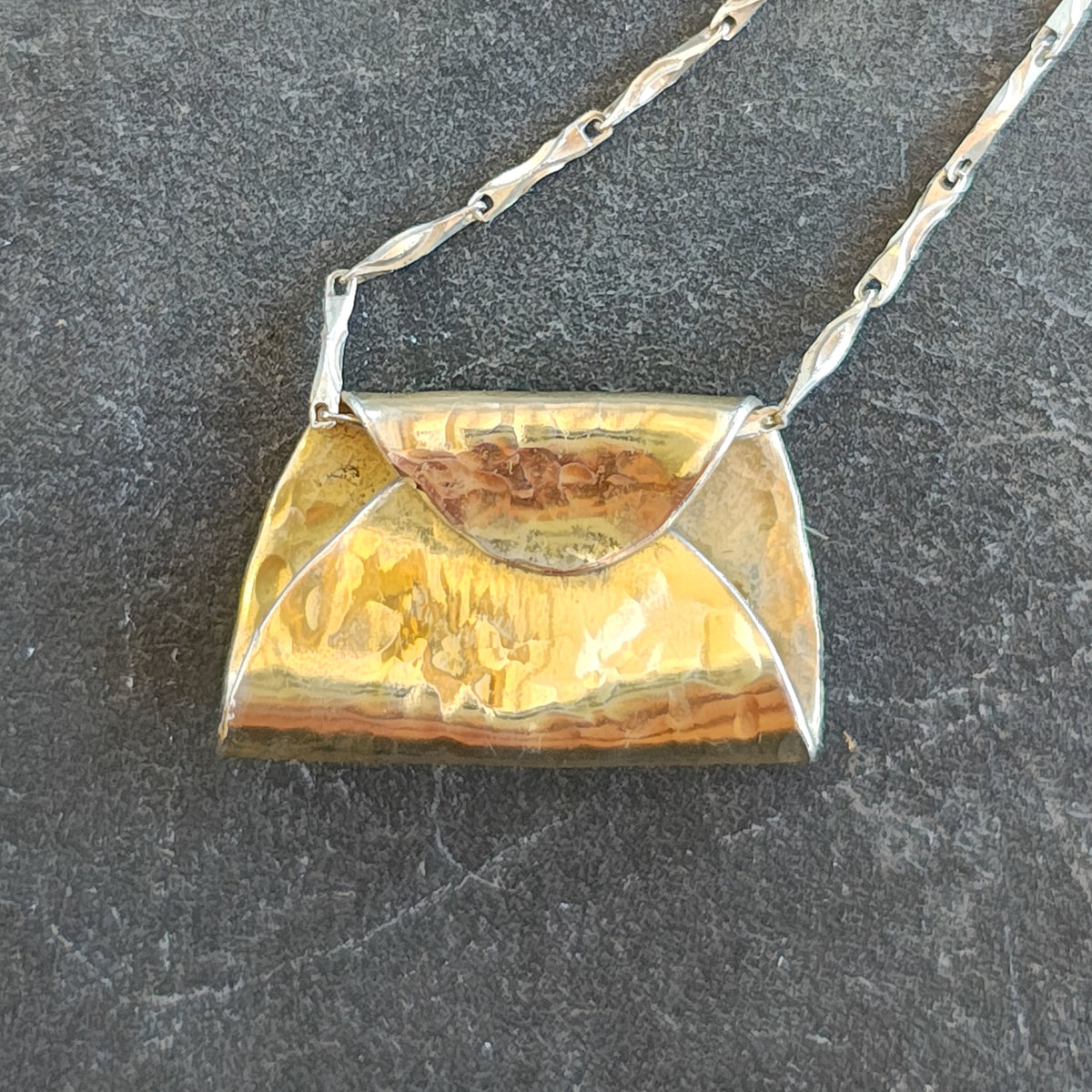 Folded Bowl Pendant