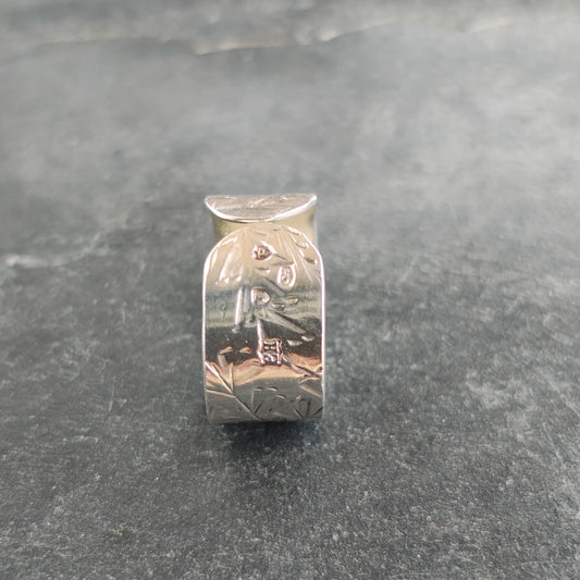 Upcycled, napkin ring, ring.