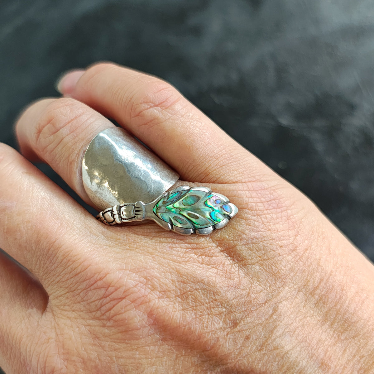 Spoon 'dress ring'.
