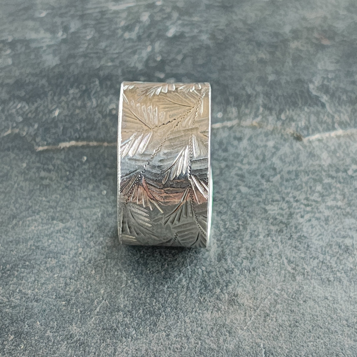 Upcycled, napkin ring, ring.