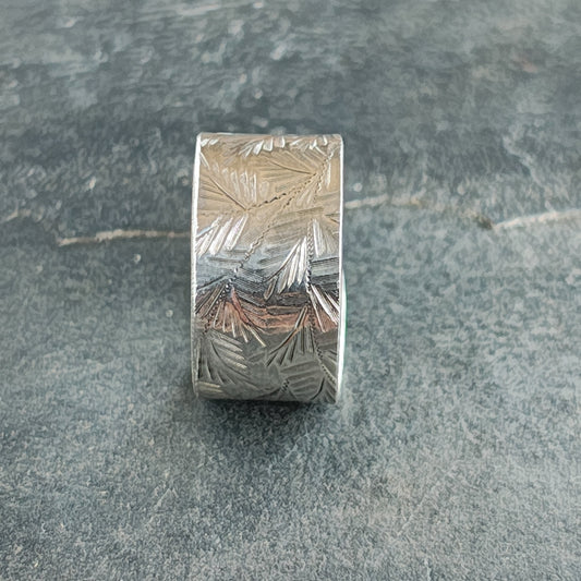 Upcycled, napkin ring, ring.